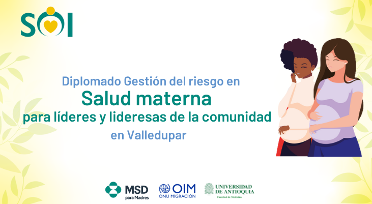 Diplomado gestión del riesgo en salud materna para líderes y lideresas de la comunidad en Valledupar